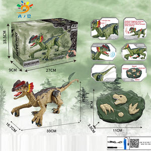 Tyrannosaurus Rex télécommandé éducatif AJB en plastique, électrique, avec évitement automatique d'obstacles et effets sonores simulés, inspiré de <span class=keywords><strong>Jurassic</strong></span> <span class=keywords><strong>World</strong></span> - Product Image 1