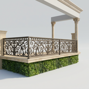 Barandillas Decorativas de Hierro Forjado de Primera Calidad para Balcón, Villa, Resort y Residencia - Product Image 1