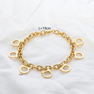 צמיד אותיות חמודים באיכות גבוהה אופנתי, חולצות צמיד מינימליסטי, תכשיטי אופנה לנשים תכשיטים לנשים - Product Image 2