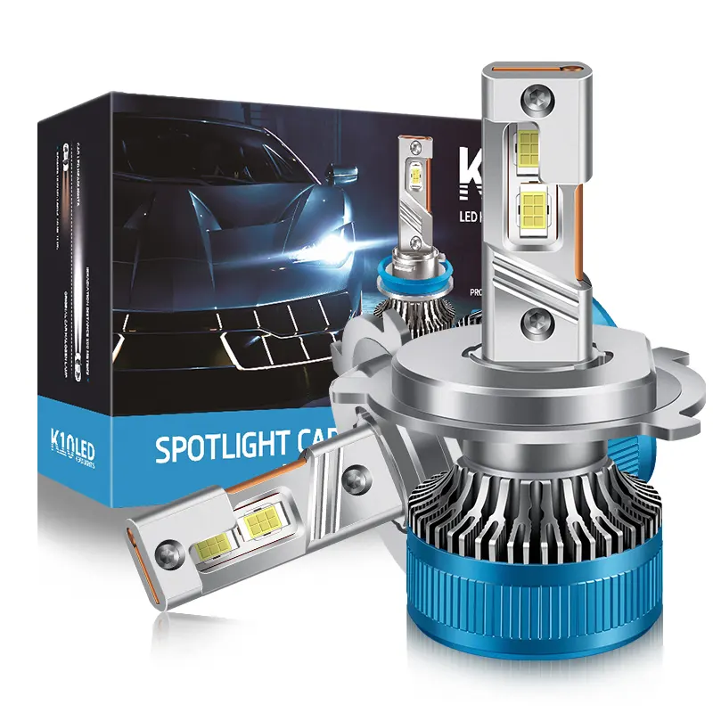 Fábrica al por mayor K10 70W H4 faros LED 3570chips coche luces LED lámpara dual sistemas de iluminación automática con ventilador de alta velocidad