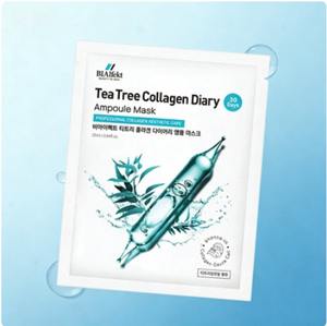 Ampoule en hydrogel au collagène et à l'arbre à thé, best-seller coréen, apaisant pour l'acné, éclaircissant les pores, anti-âge - Product Image 2