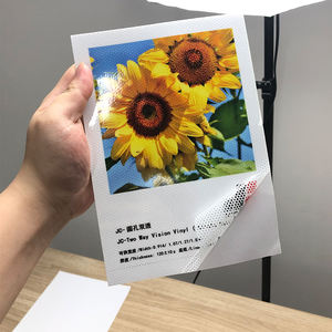 Pellicola Adesiva in PVC Perforato per Finestre con Visione Bidirezionale, Motivo Circolare, Stampa su Entrambi i Lati - Product Image 4