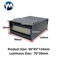 Lámpara de Curado UV LED de 200W, 7020 Verde, para Barniz UV, Tinta UV Profesional, Secado de Pegamento, Impresora UV Plana 6090