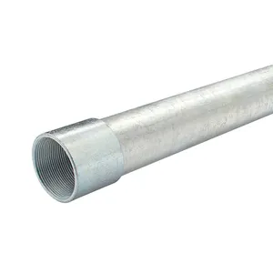 Tube en acier galvanisé à section creuse ronde en acier pré-galvanisé en provenance de Chine tube en acier galvanisé à bas prix