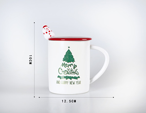 Factory Hot Sale 380ml Christmas Gift Cup Ceramic Coffee Mug Christmas Coffee Cups <b>Personalised</b> Mug Cute Mugs - Product Image 5
