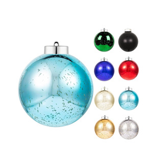 Bolas de Navidad de Plástico Irrompible con Logotipo Personalizado OEM ODM, Adorno Ecológico Popular - Product Image 1