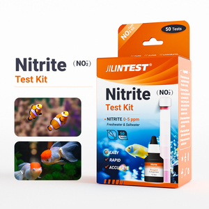 Venda quente Kit De Teste De Nitrito De Plástico 50 Testes Reagente para Água De Lagoa Salgada Fresca para Uso De Aquário - Product Image 3
