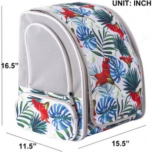 Sac à dos de transport pour oiseaux avec perchoir en bois, sac à dos de voyage pour oiseaux (multicolore, sac à dos pour oiseaux) - Product Image 2