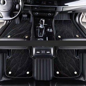 Alfombrilla de Piso Automotriz Personalizada para Volvo XC60 XC90 S60 S90 <span class=keywords><strong>XC40</strong></span> S40 <span class=keywords><strong>C40</strong></span> C20 C30, Material Ecológico de Cuero para Interiores - Product Image 4
