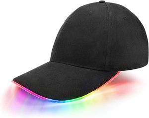 Gorra de Béisbol LED Unisex de Algodón Puro, Antideslizante, Duradera, para Múltiples Ocasiones, para Hombres/Mujeres, Verano, Deportes, Conciertos, Fiestas - Product Image 1