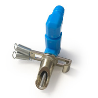 Nouveau en plastique lapin boire mamelon volaille mamelon buveur pour lapins eau mamelon buveurs