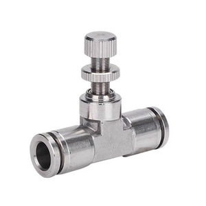 Válvula Manual de Conexión Rápida de Acero Inoxidable Baocn, Conector Neumático de Gas de 1/4 Pulgada, Válvula de Estrangulación para Tuberías - Product Image 5