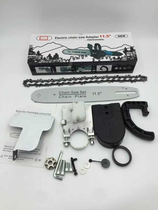 11.5" angle grinder chainsaw attachment 12inch chainsaw adaptor