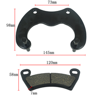 Pièces et accessoires pour VTT, UTV et Buggy, Plaquettes de frein / Étrier Polaris RZR 1000, Pompe inférieure, Disque et support