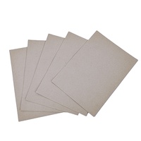Emballage en carton rigide composite épaissi de 1 mm, personnalisé par le fabricant, double gris, recyclable, pour vêtements et chemises