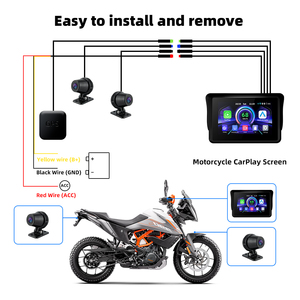 Keykeer M3+DVR in Offerta, Navigatore GPS Impermeabile da 5,5 Pollici con Schermo Touch Staccabile, Carplay, Android Auto, Full HD - Product Image 4