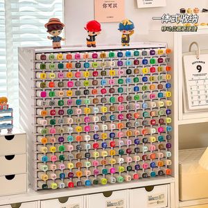 Marker <b>Pen</b> Holder For Kids Stationery Storage <b>Box</b> With Handle And Compartments Rectangle Multipurpose Portable 7 Layer Standing - Product Image 4