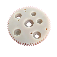 Engrenage en plastique nylon personnalisé, roue en POM, engrenage droit en PA66 POM
