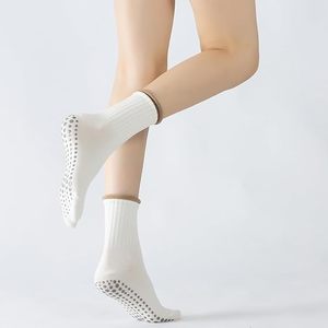 Nuovi Calzini Personalizzati per Yoga e Pilates Antiscivolo, Calzini Fitness con Grip per Donna - Product Image 4