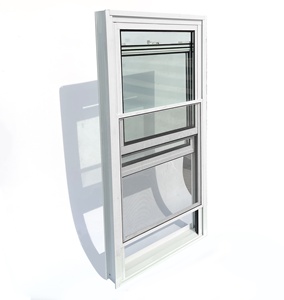 Modern Dış Cephe Yalıtımlı Termal Kopuklu Alüminyum Sabit Pencere Çift Temperli Cam Paslanmaz Çelik Katlanır Özelleştirilebilir Isıya Dayanıklı - Product Image 6