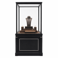 Vitrine à bijoux portable, écologique, durable, éclairée par LED et présentoir de comptoir pour la décoration intérieure des magasins de détail