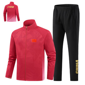Uniforme Deportivo Personalizado con Logotipo para <span class=keywords><strong>Hombre</strong></span> y Mujer, Ropa para Atletas de Primavera/Otoño, Premiada en Juegos Nacionales de Entrenamiento Deportivo - Product Image 1