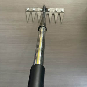 คราดสวนสแตนเลส 5 ง่าม จอบพรวนดินสำหรับการเกษตร ใช้ในฟาร์ม ผลิตที่หลินอี ประเทศจีน รับผลิตแบบ OEM - Product Image 5