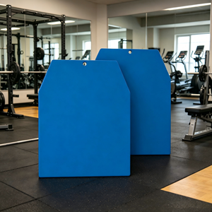 Plaques de <span class=keywords><strong>poids</strong></span> en acier robustes NJ pour gilets tactiques et plaques de charge réglables pour l'entraînement - Équipement de style <span class=keywords><strong>pare</strong></span>-balles - Product Image 5
