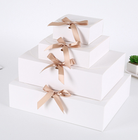 Boîtes en carton pliables multi-tailles pour bijoux, cosmétiques, cadeaux de mariage, acceptant le logo personnalisé, boîtes cadeaux pour friandises