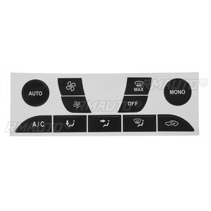 Nouveau kit de réparation de boutons de climatisation – Autocollants de réparation pour boutons de commande de climatisation de voiture usés et délavés pour Ford Focus 1999-2005 - Product Image 2