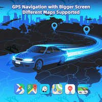 Fábrica EOM ODM, Sistema de Navegación GPS para Automóvil con Android 15 y Pantalla de 10.26 Pulgadas, Compatible con Carplay y Android Auto, Reproductor de Música para Todos los Autos