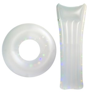 LED Flashing Swimming <strong>Pool</strong> <strong>Float</strong> Inflatable Toys Beach <strong>Multi</strong>-<strong>Color</strong> Water Hammock Inflatable Swim Tube - Product Image 6