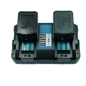 <span class=keywords><strong>Chargeur</strong></span> rapide double port Makitas <span class=keywords><strong>DC18RD</strong></span> 18V LXT pour batteries Lifepo4 BL1850B BL1860B - Product Image 1