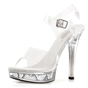 Sandales à talons érotiques de style gothique pour bal masqué, fétiche, exotique, strip-teaseuse, prédateur, plateforme <span class=keywords><strong>rose</strong></span>, chaussures de mariage - Product Image 2