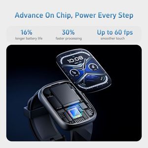 2025 GTS10 Smart Bracelet AMOLED <b>Screen</b> 24-Hour Sleep Monitoring Heart Rate Blood Oxygen Thermometer Exercise AI Dial Magnetic - Product Image 5