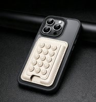 Porte-cartes magnétique avec ventouse pour fixation sur verre, porte-cartes magnétique puissant avec fonction de blocage RFID