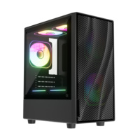 Boîtier PC Micro ATX Horizontal SPCC de Style Gaming, Vente en Gros Usine, Châssis d'Ordinateur de Bureau de Petite Taille