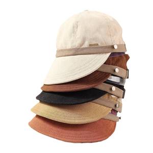 Sombrero de Pescador Estilo Coreano para Mujer, Gorra de Pana con Visera, Diseño a Cuadros, Protección Solar, Cálido, Transpirable, Casual, para Primavera y Otoño - Product Image 5