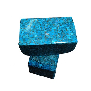 América Mohave-Bloque <span class=keywords><strong>de</strong></span> <span class=keywords><strong>turquesa</strong></span> natural, piedra preciosa azul oscuro <span class=keywords><strong>turquesa</strong></span>, venta al por mayor - Product Image 2