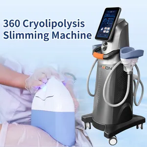 2 kolları kriyoterapi yağ donma vücut şekillendirme siroterapi 360 Cryo zayıflama yağ dondurma makinesi Cryo güzellik salonu ekipmanları