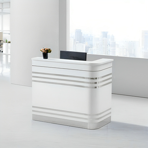 Bán buôn tùy chỉnh Hiện Đại Văn Phòng Thương mại phía trước bàn tiếp tân bằng gỗ bàn khách sạn siêu thị bệnh viện phòng tập thể dục - Product Image 5