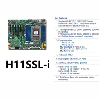 Carte mère de serveur H11SSL-I 9001 9002 PCI-E 4.0 H11SSL I