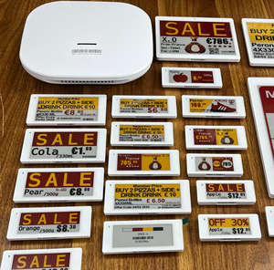 Etiquetas Electrónicas de Precio para Estantes, 2.4Ghz, 2.13'', 2.6'', 2.9'', 4 Colores, para Almacenes y Sistemas de Estanterías ESL - Product Image 6