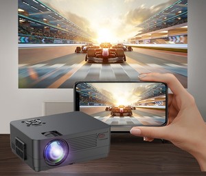 Proyector nativo 1080P con WiFi y Bluetooth bidireccional, proyector de películas Full HD para cine al aire libre, 300 ANSI, compatible con 4K - Product Image 6