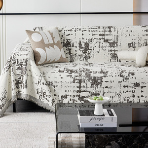 <b>Sofa</b> <b>Cover</b> 230 x 180 Cm Geometric Pattern Reversible French Style Modular <b>Sofa</b> Slipcover - Product Image 3