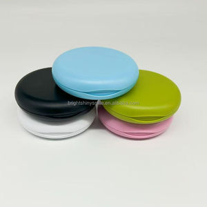 Caja de almacenamiento de Alineadores dentales con espejo pequeños magnéticos con logotipo personalizado, cajas magnéticas de ortodoncia coloridas, caja de retención redonda - Product Image 6