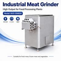 Machine à hacher la viande commerciale, hachoir à viande robuste pour viande congelée, pour l'industrie alimentaire, transformation de la viande