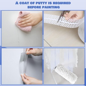 Gipsplaatvoegtape 2 inch x 98 voet, hoeklijn, wandkrakelreparatie, plafondvulling, PVC, multifunctioneel, zelfklevende voegtape - Product Image 3