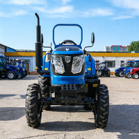 Tracteur agricole 4x4 bleu de 45 ch