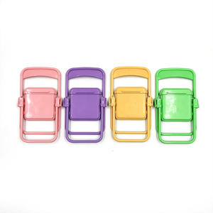 Wholesale Lazy Cute Colorful Macaron Folding <b>Chair</b> Phone Stand <b>Foldable</b> Flexible ABS Plastic <b>Desk</b> Stand for 12 13 - Product Image 6